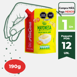 Mayonesa ALACENA Doypack 190g.