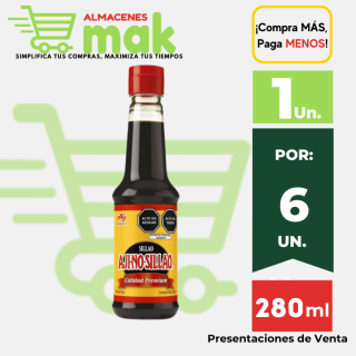 Salsa de Soya Sillao AJINOSILLAO Botella 280 ml.