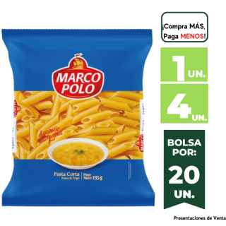 FIDEOS CANUTO CHICO MARCO POLO BOLSA 235G.