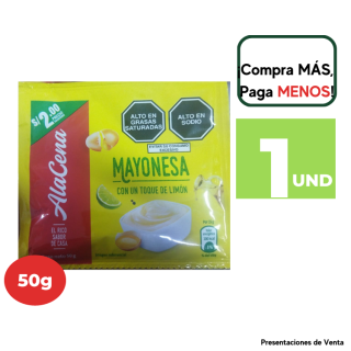 Mayonesa Alacena Sachet 50gr.