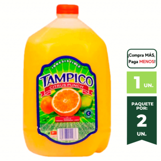 Refresco Citrus Punch TAMPICO Sabor Naranja Galon 3.78L.