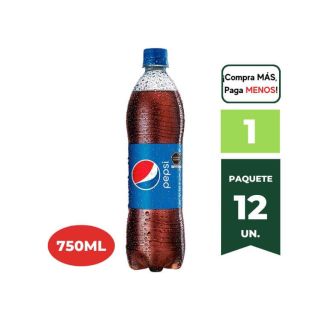 Gaseosa PEPSI Botella 750ml