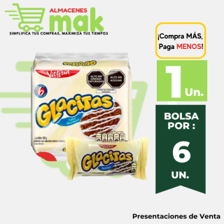Galleta GLACITAS Sabor Choconieve Bolsa 32g.