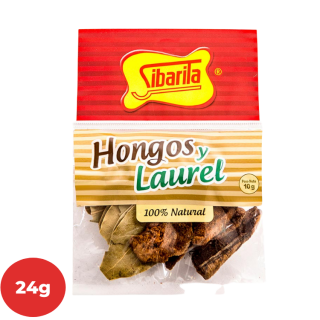 Hongos y laurel SIBARITA Sobre 10g.