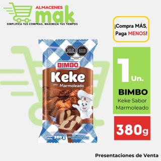 Keke Marmoleado BIMBO Bolsa 380g.