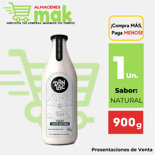 YOGURT BEBIBLE DANLAC NATURAL BOTELLA 900GR