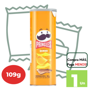Papas PRINGLES Sabor Queso Lata 109g