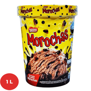 Helado D'ONOFRIO Morochas Trozos de Chocolate Pote 900ml
