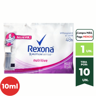 Desodorante en Crema para Mujer REXONA Sachet 10g.