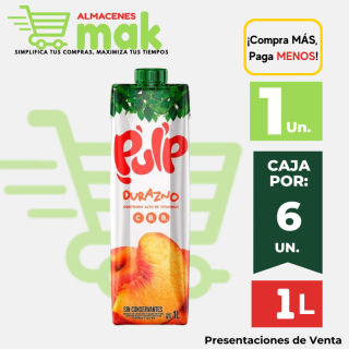 Bebida PULP Durazno Caja 1L.