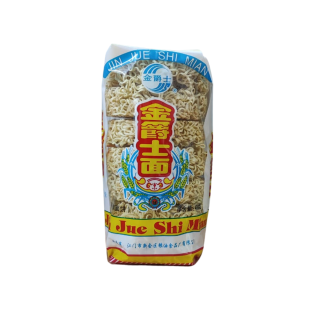 FIDEO DE HUEVO DORADO 410GR CJ*8  JIN JUE SHI