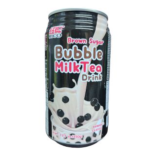 BEBIDA BUBBLE MILK TEA CON AZUCAR RUBIA LATA 350GR CJA*24