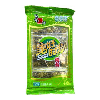 SNACK DE ALGAS TOSTADAS SABOR ORIGINAL 7.5GR CJA*36