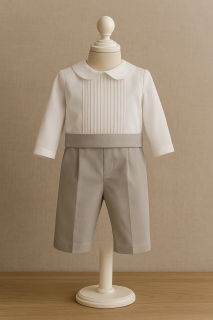 Conjunto Bautizo de Camisa y Pantalón