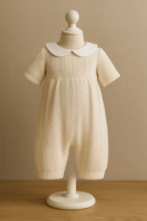 Enterizo Tejido Manga Corta