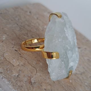 MAXI ANILLO CALCITA AQUA