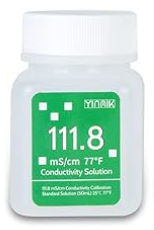 Solución Calibración de Conductividad Eléctrica 111.8 mS/cm frasco 50ml