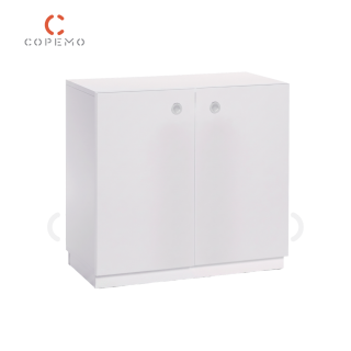 MUEBLE BAJO COPEMO WHITE CON PUERTAS