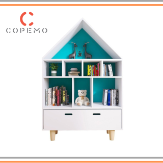 LIBRERO COPEMO WHITE CASITA