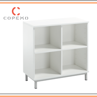 MUEBLE BAJO COPEMO 4 CASILLAS WHITE