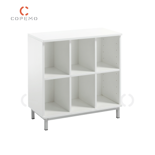 MUEBLE BAJO COPEMO 6 CASILLAS WHITE