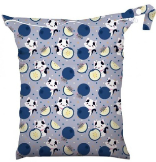 Wet Bag Bolsa pañalera - Diseño Gatos