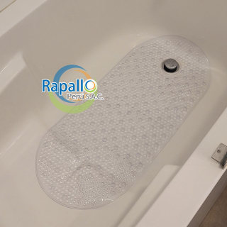 Piso Antideslizante de Silicona para Ducha 37 x 87 cm aprox