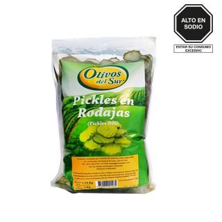 Pickles En Rodajas Olivos Del Sur Bolsa 1 kg