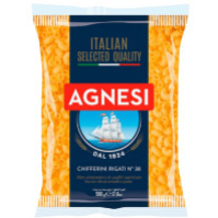 FIDEOS AGNESI CHIFFERI RIGATI BOLSA X 500G