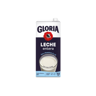 LECHE UHT ENTERA GLORIA CAJA X 946ML