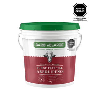 FUDGE ESPECIAL AREQUIPEÑO ESPECIAL BAZO VELARDE BALDE 5KG