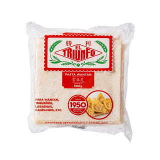 PASTA WANTAN EL TRIUNFO BOLSA X 500GR