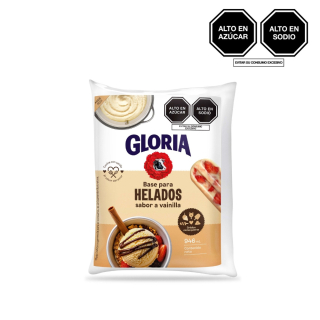 BASE DE HELADO GLORIA SABOR VAINILLA BOL X 946ML