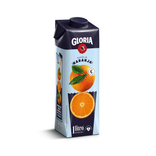 BEBIDA DE NARANJA GLORIA CAJA X 1L