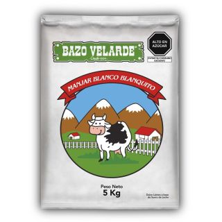 Manjar Blanquito Bazo Velarde Bolsa 5 Kg.