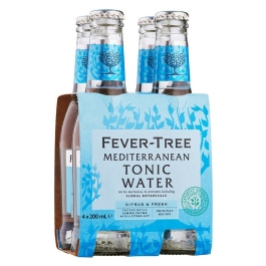 FEVER-TREE AGUA TÓNICA MEDITERRANEAN FOUR PACK 200 ML