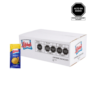 MOSTAZA LIBBY'S SACHETS 8 GR CAJA X 250 UNDC