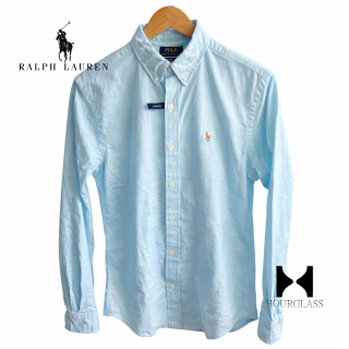 Camisa Polo Ralph Lauren Celeste Talla S Slim Fit