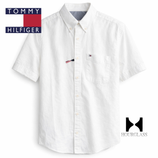 Camisa Tommy Hilfiger Blanca con bolsillo Talla L