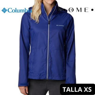 Casaca Columbia Impermeable azul  - Talla XS