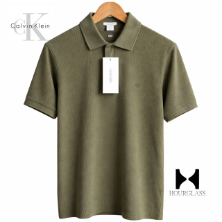Polo Camisero Calvin Klein Verde Olivo Talla S