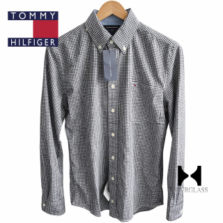 Camisa Tommy Hilfiger A Cuadros Con Bolsillo Talla S