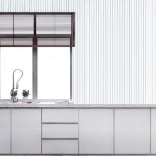 WALL PANEL WPC  PARA INTERIOR ACANALADO  DELGADO COLOR NEVADO