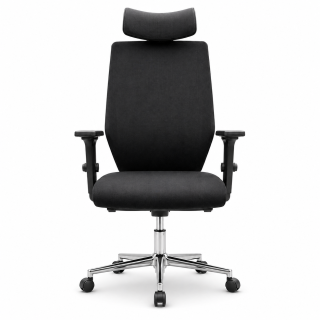 SILLA GIRATORIA ERGONOMICA EJECUTIVA OSLO COLOR NEGRO