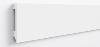 ZÓCALO POLIESTIRENO BLANCO RECTO - ALTO 10 CM