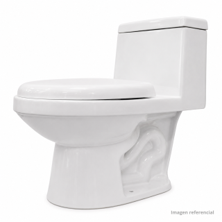 INODORO ONE PIECE SIFÓNICO DP MILANO BLANCO CON DOBLE DESCARGA