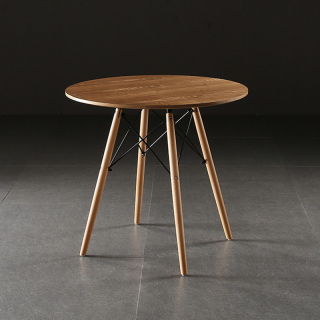 MESA DE COMEDOR REDONDA MODELO MILANO MADERA