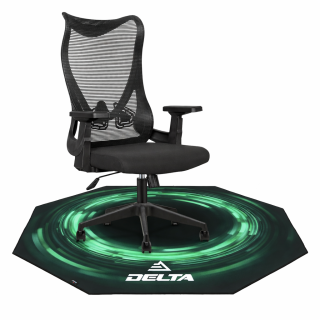 SILLA MADRID +PROTECTOR DE PISO DELTA  PARA SILLAS COLOR GREEN