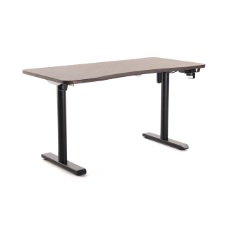 ESCRITORIO SMART ELECTRICO REGULABLE TABLERO DARK WALNUT