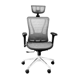SILLA GIRATORIA ERGONOMICA GERENCIAL LONDRES  COLOR GREY